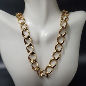 victorian‎ buckle chain necklace N3518